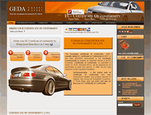 Tablet Screenshot of european-certificate-of-conformity.com